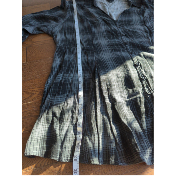 Torrid Fit And Flare Slub Button-Front Top Womens Sz 2 Fairy Y2K Dark Academia - Picture 7 of 12